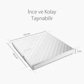 Asus 8x SDRW-08D2S-U USB 2.0 Slim Harici DVD Yazıcı Beyaz - 8