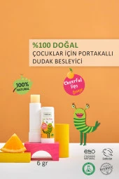 INCIA %100 Doğal Kids Dudak Besleyici Portakal Bitkisel Nemlendirici Dudak Bakım Kremi 6 G - 2