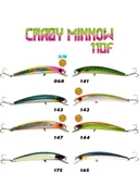 Fujin Crazy Minnow 110F 12gr Maket Balık - 1