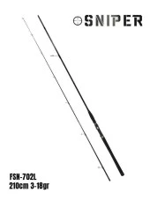 Fujin Sniper 210cm 3-18gr Light Spin Olta Kamışı - 2