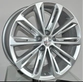 VOLKSWAGEN UYUMLU JANT R148 8X18 5X112 ET-40 57.1 SİLVER (4 ADET) thumbnail 1