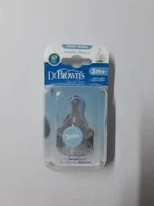 Dr.Browns 2. Aşama Dar Narrow Ağız Biberon Emziği (2 Adet) - 1