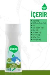Siveno 100 Doğal Saç Sabunu Zeytinyağlı Bal Avokado 9 Değerli Bitki Erkekler İçin Bitkisel Şampuan 300 ml - 4