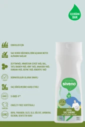 Siveno 100 Doğal Saç Sabunu Zeytinyağlı Bal Avokado 9 Değerli Bitki Erkekler İçin Bitkisel Şampuan 300 ml - 6