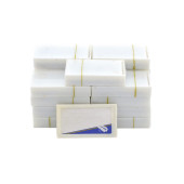 Çift Taraflı 100 Adet Yaprak Jilet (5x20 Paket) Mavi - 2