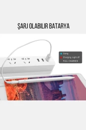 Honor Pad X9 Uyumlu Eğime Göre Çizgi Kalınlığı Değişen Şarjlı Dokunmatik Ekran Kalemi Stylus Pen - 4