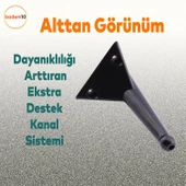 Gonca Lüks Mobilya Kanepe Tv Ünitesi Koltuk Ayağı Ayakları 14 Cm Plastik Siyah Renk Baza Ayakları thumbnail 4