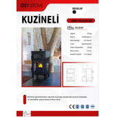 OZYSTOVE Kuzineli Pelet Sobası - 4