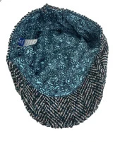 Erkek Desenli Kalın Yün Kumaş Kasket thumbnail 3