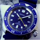 Seiko Prospex 4R35-01Y0 Otomatik Mavi Erkek Kol Saati Dalgıç 200 m - 1