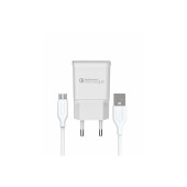 Micro Qualcom Quick Fast Charger Telefon Tablet Yetty Hızlı Şarj Aleti 18W - 2