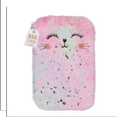 Pyrus Peluş Eva Kedili Pembe Kalem Kutusu thumbnail 2