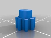2Mm Mil 130 Dc Motor İçin 8T Spur Dişli (70168 Tamiya Çift Şanzıman İçin) Plastik Aparat - 1