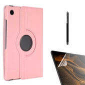 Gpack Samsung Galaxy Tab A9 Plus x210 Kılıf Kapaklı Standlı 360 Dönebilen Koruma dn11NanoKalem - 7