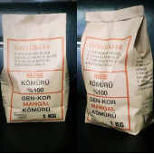 GEN-KOR MEŞE MANGAL KÖMÜRÜ 1KG - 1