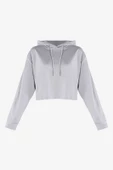 Gri Loya Start Kapüşonlu Oversize Sweatshirt - 1