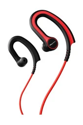 SE-E711T-R Mikrofonlu Kulak Kancalı Kulaklık Kırmızı - 1