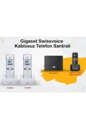 Gigaset C530 3 Dahili Telsiz Kablosuz Telefon Santrali - 1