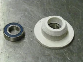 3/4 İnç Şaft İçin 2 İnç Makara Burç Plastik Aparat thumbnail 3