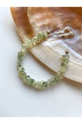 Prenhit Doğal Taş Kırıktaş Bileklik - 1