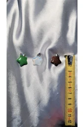 Aventurin Yıldız Kesim Doğal Taş Kolye - 2