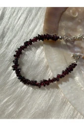 Lal Taşı Şekilsiz Doğal Taş Bileklik - 2