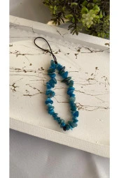 Apatit Doğal Taş Telefon Charm - 1