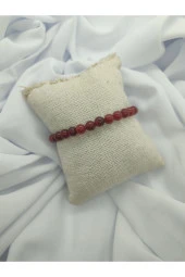 Kırmızı Akik Doğal Taş Bileklik - 2