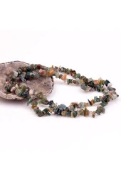 Hint Akik Taşı Şekilsiz Kırık Taş Dizi - 1