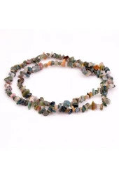 Hint Akik Taşı Şekilsiz Kırık Taş Dizi - 2