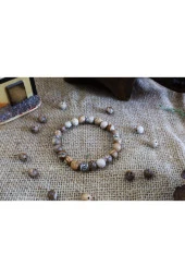 Jasper Taşlı Bileklik | Doğal Taş Bileklik | A+ Kalite Jasper Doğal Taş | Kristal Şifa | 8mm - 1