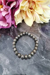 Sertifikalı Pirit Doğaltaş Bileklik - 1