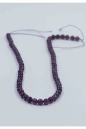 Ametist Doğal Taş Dizi 6 mm - 1