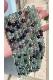 8 mm Florit Doğal Taş Dizi - 1