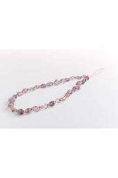 Ametist Doğal Taş Telefon Ipi - 1