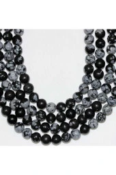 8  mm Obsidiyen Doğal Taş - 1