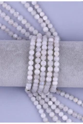 Ay Taşı 8mm Doğal Taş Dize AA Kalite - 1