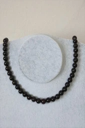 Sertifikalı 8 Mm Lal Granat Garnet Doğaltaş Kolye - 1