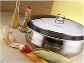 Arian Gastro Basık Çelik Tencereler 50x20 cm thumbnail 3