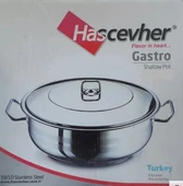 Hascevher Gastro Karnıyarık Tencere 50x20 Cm 37,0 Litre - 4