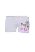 5li Kız Çocuk Boxer Renkli Baskılı Pamuklu Neşeli - 9