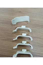 DEMİR TEKSTİL Stor Ve Zebra Aparatı (PLASTİK GENİŞ) 10 Adet - 1