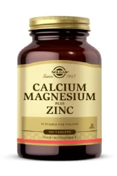 SOLGAR Calcium Magnesium Plus Zinc 100 Tablet(Kalsiyum Magnesyum Magnezyum Plas Zink) - 2