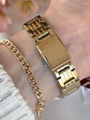 FC.136001.M02 Ferrucci Kadın Kol Saati Çelik Kordon 3 Atm Kararma Renk Atma Yapmaz+Bileklik thumbnail 3