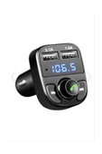 Kingboss Xx-51 Multifuntion Wireless Car X8 Araç Fm Transmitter Bluetooth Usb Mp3 Sd Kart - 1