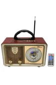 GLR Nostalji Radyo Bluetooth Ho Parlör M-110bt Usb - Sd Kart - 1