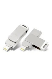 Metal 3.0 64 Gb Iphone Lightning Usb Ipad I-flash Otg Flaş Bellek Galio Otg Drive - 1