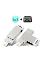 Metal 3.0 64 Gb Iphone Lightning Usb Ipad I-flash Otg Flaş Bellek Galio Otg Drive - 2