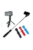 OKMORE Kablosuz Kumandalı Telefon Selfie Çubuğu Monopod Ayaklı Tripod Bluetooth - 3