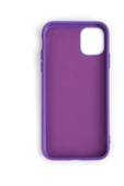 SHOPLİNE Iphone 11 Cappy Lansman Silikon Mor Kılıf - 2